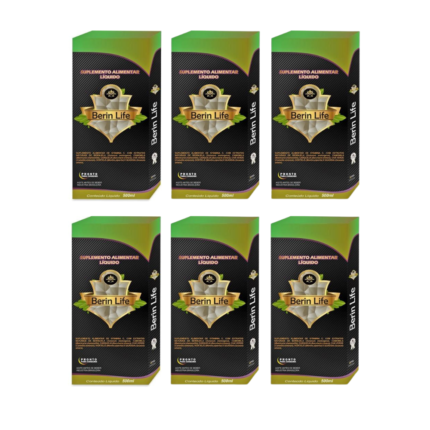 Kit 6 Berin Life 500ml