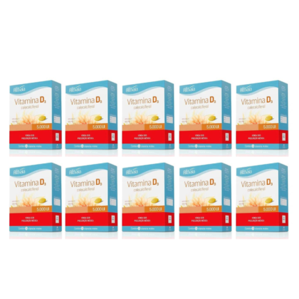 Kit 10 Vitamina D Althaia 7.000ui 4 Cápsulas