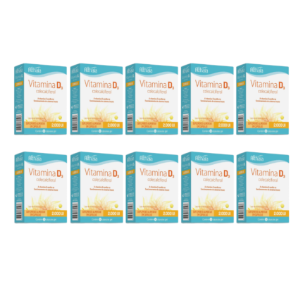 Kit 10 Vitamina D3 Althaia 2.000ui 30 Cápsulas